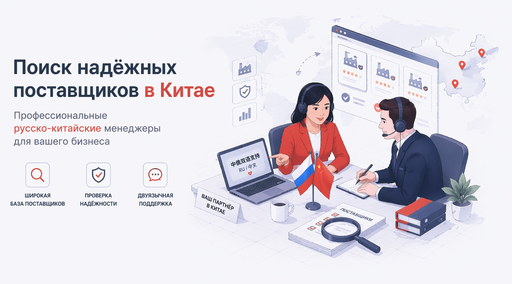 Поиск поставщиков в Китае